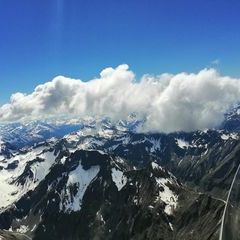 Flugwegposition um 13:21:53: Aufgenommen in der Nähe von Gemeinde Bach, Österreich in 3347 Meter